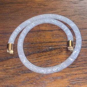 Light pink Swarovski stardust bracelet/choker